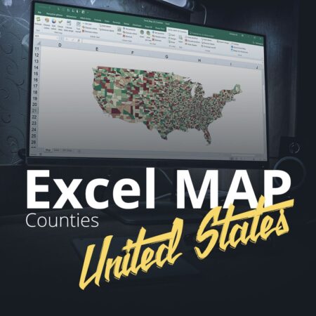 Excel Map US Counties