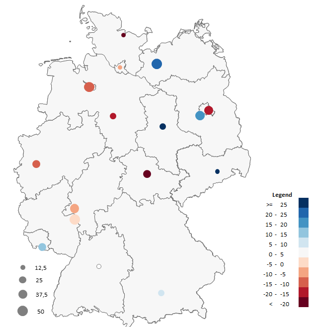 Bubble Chart On Map In Excel