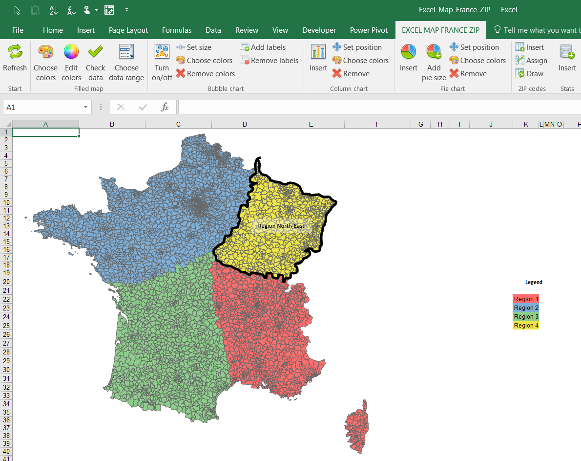 How To Make A Map In Excel With Zip Codes at Colin Cornwall blog