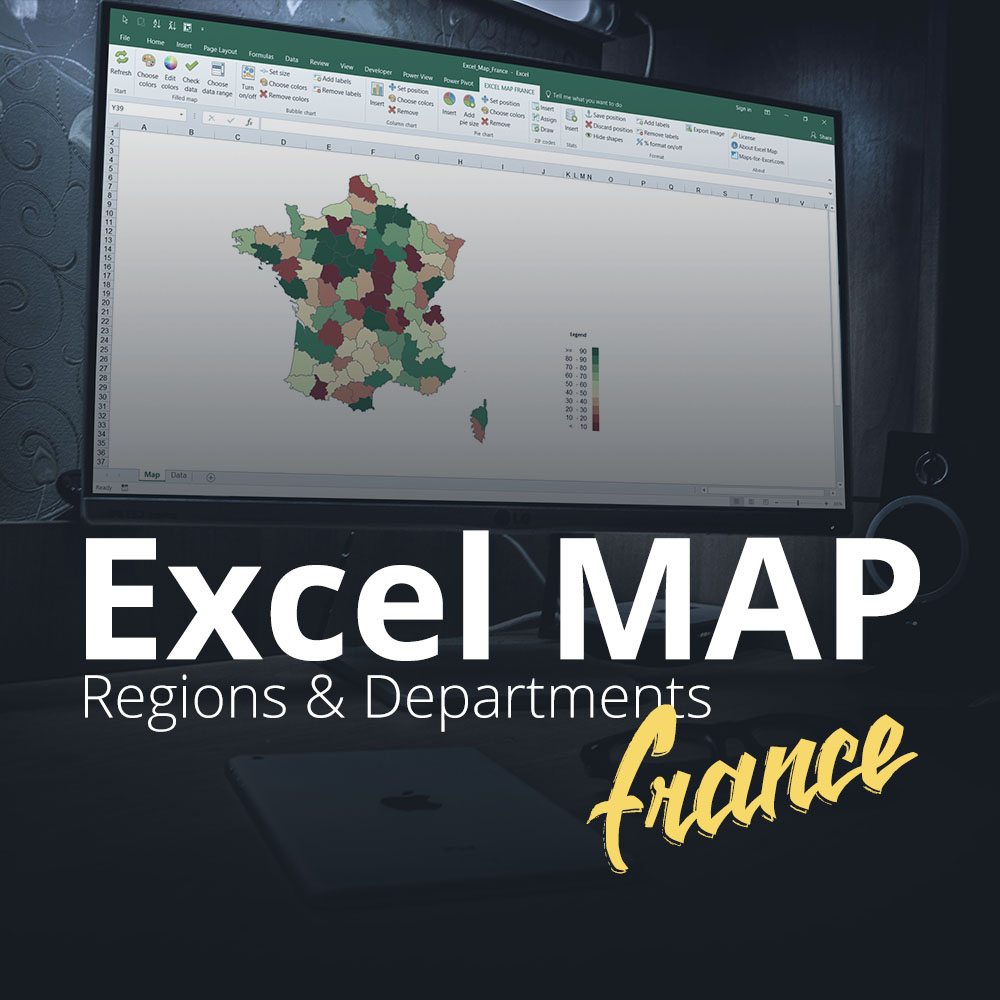 Excel Map France