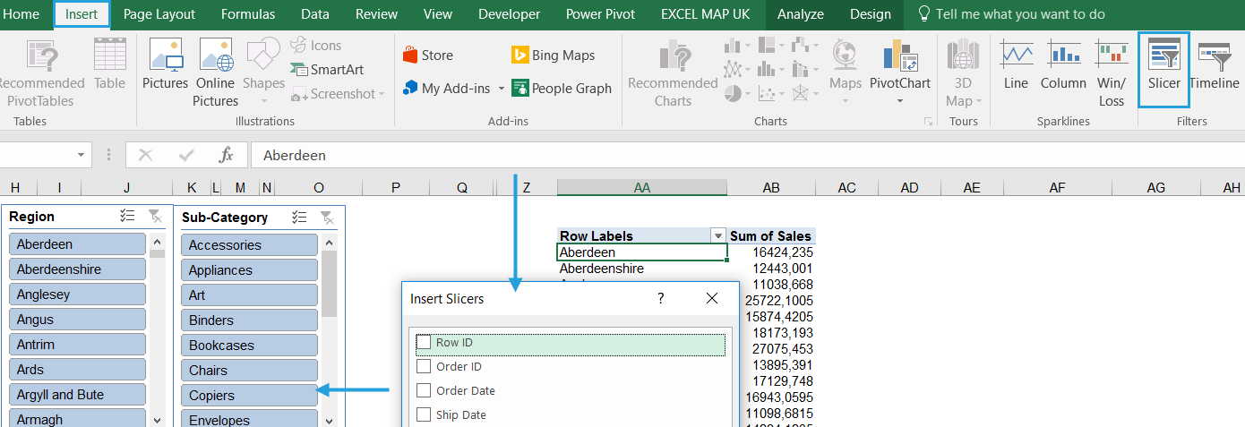 How To Create An Interactive Excel Dashboard With Slicers