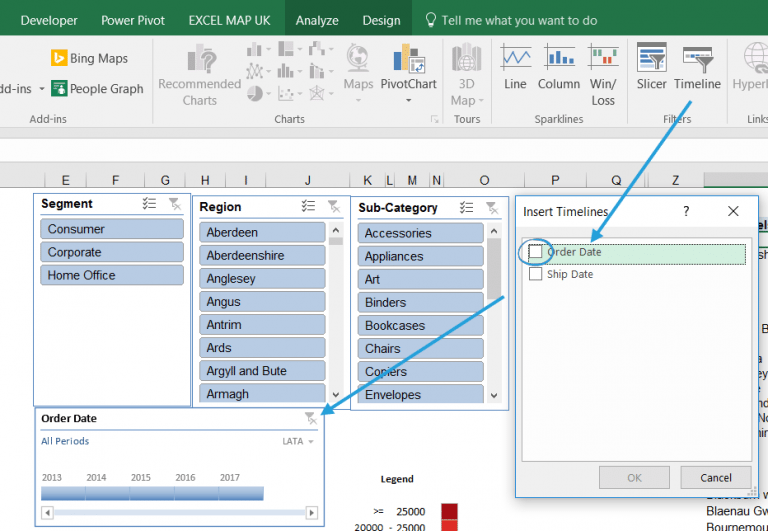 How to create an interactive Excel dashboard with slicers? – Example ...