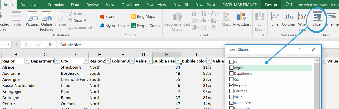 Filter Size Chart