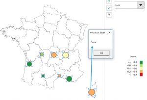 2 ways to filter the bubble chart on Excel Map – Maps for Excel ...