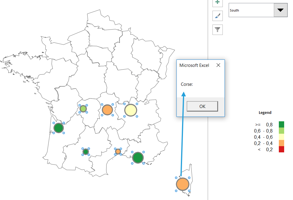 Bubble Chart On Map In Excel